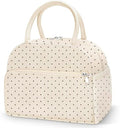 Coobiiya Lunch Bag - Insulated, Leakproof Tote for Men & Women | Cute Corduroy Design, Large Capacity