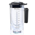 CRANDDI Spare Cup for K90, 80oz Blender Container, 2200ml Pitcher Jar with Long Blade Assembly, Quiet Blender Replacement Spare Part, Clear (80oz/K90 Cup)