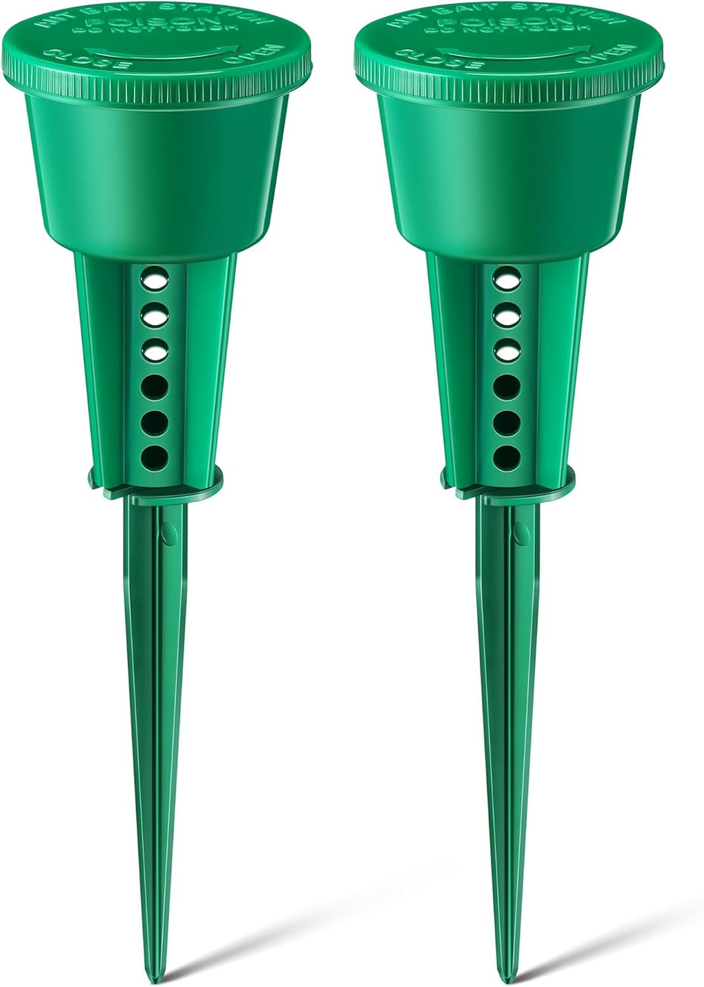 Qualirey Ant Traps - Reusable Liquid Bait Stations for Outdoor Use | Pet Safe, Multi-Surface Control