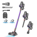 DEVOAC Cordless Vacuum Cleaner, Ultra-Lightweight Stick Vacuum, 2200mAh Battery Up to 40mins Runtime, 6 in 1 Powerful Handheld Vacuum for Home Hard Floor Carpet Pet Hair (Purple)