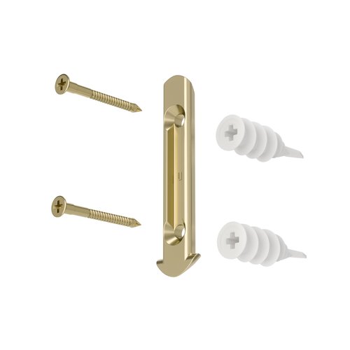 Umbra Loop Curtain Rod for Window, Adjustable 42" to 120", Gold