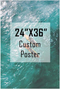 ZXDZSM Custom Canvas Poster - Personalized Photo Wall Art | Unframed 24" x 36" Size