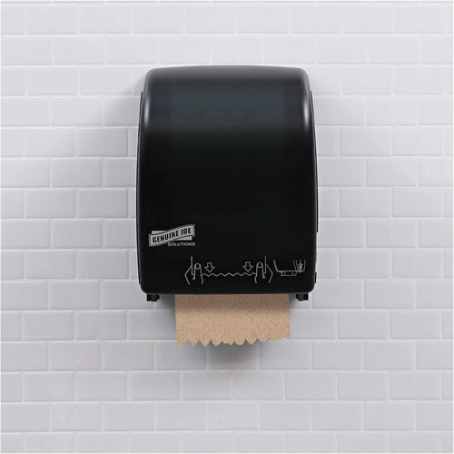 Genuine Joe Embossed Hardwound Roll Towels - Pack of 6 | Durable & Absorbent Design