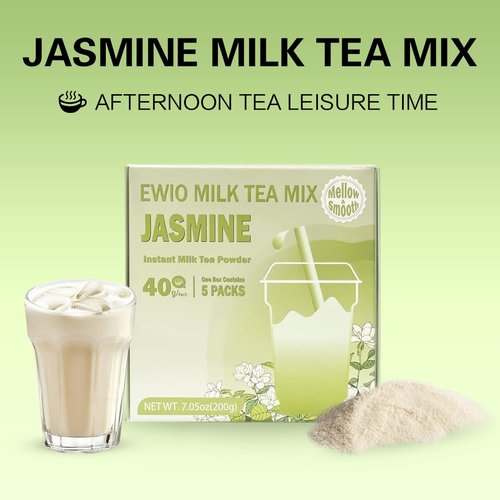 Milk Tea Mix Jasmine Flavor Instant Milk Tea Powder 40g x5 Packs