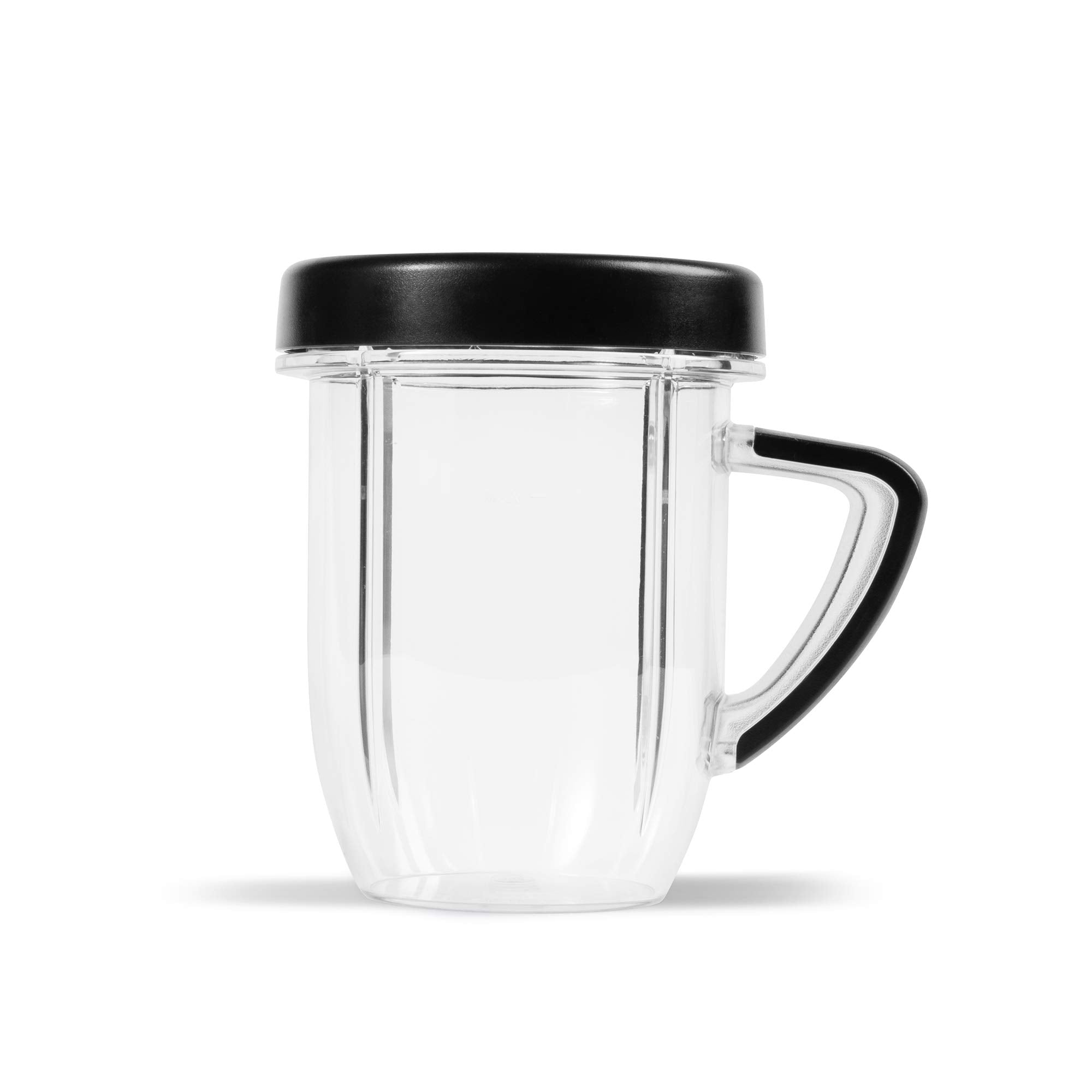NutriBullet - NBM-U0272 NutriBullet Rx 30 Oz Short Mug with Lip Ring, Black