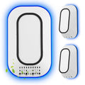 PVACG Plug in Air Ionizers 3-Pack, Negative Ion Air Purifier with Ice Blue Light, 2W Ultra-Low Energy Ionic Air Purifiers for home Bedroom Office Bathroom(3)