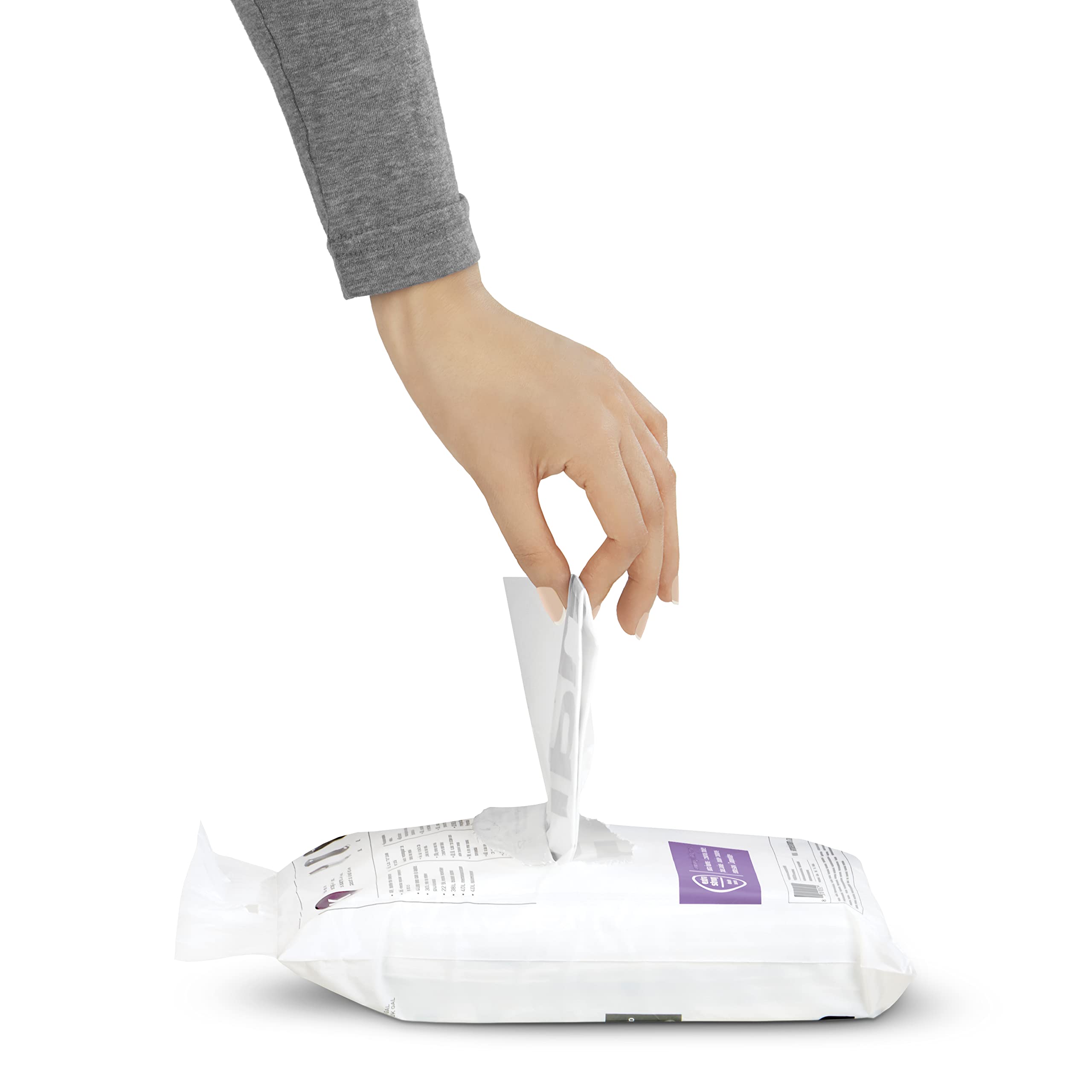 simplehuman Code D 100 Count, Dispenser Pack Custom Fit Liners, Drawstring Trash Bags, 20 Liter / 5.3 Gallon, White