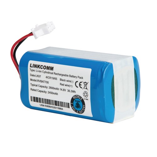 LINKCOMM RVBAT700 Battery Replacement for Shark ION RV700, RV720, RV750, RV755 Robot Vacuum