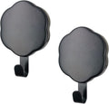 Sattiyrch Magnetic Wreath Hanger - Strong Metal Door Hook Holds Up to 8 lbs | Black, 2-Pack