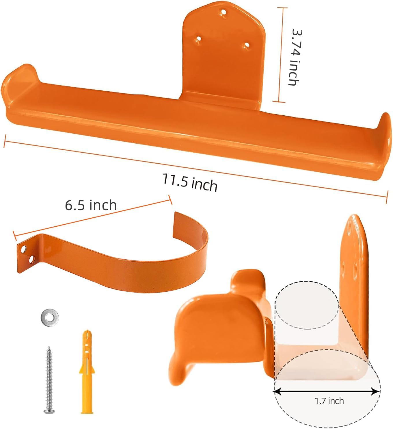 Backpack Leaf Blower Hanger - Heavy-Duty Wall Mount for Organized Garage Storage | 2-Pack