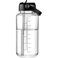 OLDLEY 32 oz Clear Water Bottle with Straw,Tritan BPA-Free, Wide Mouth, Leak Proof - for Gym, Travel, Home, School, Office (Clear)