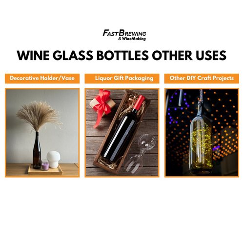 FastRack - 750 ml Clear Glass Wine Bottles (Pack of 36) | W5 Claret/Bordeaux Bottles | Flint Flat-Bottomed Cork Top for Wine Making | 3 Cases of 12 - NO CORKS INCLUDED
