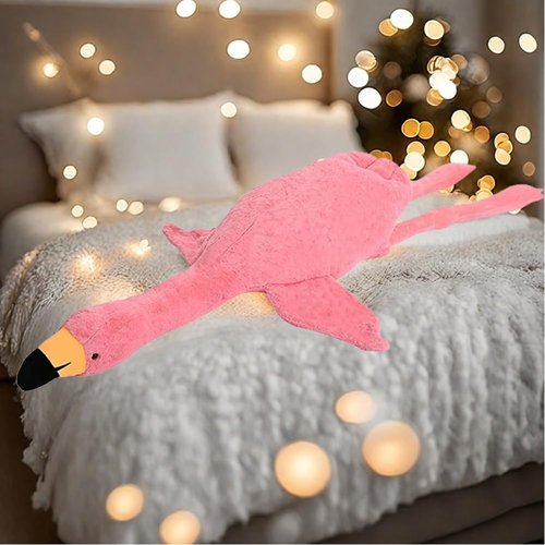 Labauxite Flamingo Stuffed Animal Plush Pillow,Pink Flamingo Soft Plush Doll Toys,Gift for Kids and Adults (62in)