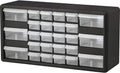 Akro-Mils 26-Drawer Storage Cabinet - Versatile Organizer for Garage, Crafts & Makeup | 20" W x 6" D x 10" H - Black