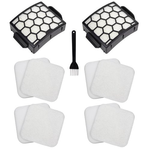 YUEYEE Filter Replacement for Shark LA300 LA301 LA322 LA351 LA500 LA502 LA555 LA360 LA362 LA401 LA455 LA702 Rotator Lift-Away ADV DuoClean PowerFins Upright Vacuum, Part XFFK320 & XHF320 2 HEPA 4 Foam