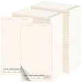 48 Pack Blank Server Note Pads Bulk Recycled Guest Check Pads, Total 2400 Sheets 3.5 x 6.75 Inch Guest Checks Books for Servers, Numbered Waitress Notepads for Restaurant Bar Cafe Hotel