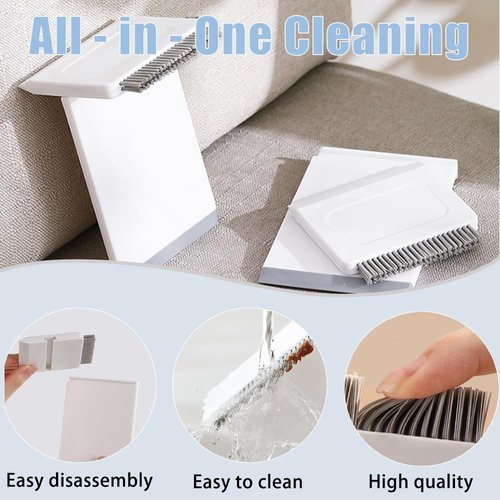 Ouliget Kitchen Sink Squeegee and Countertop Brush,3 in 1 Mini Squeegee Sponge Countertop Dirt Cleaning Brush,Multi Purpose Compact Brush Cleans Wet and Dry Spills