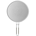Silicone Splatter Screen for Frying Pan 13 Inch - Grease Splatter Guard with Foldable Handle, Dishwasher Safe & Never Rusts, Fits Most Pans for Stove Top & Bacon Cooking