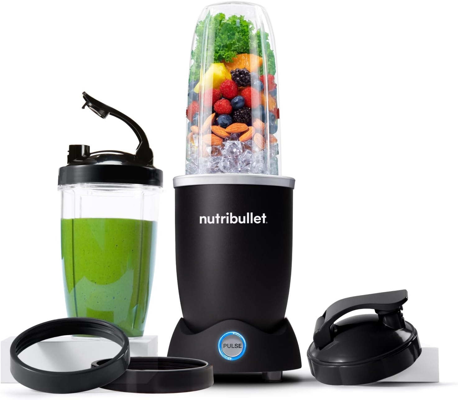 Nutribullet Pro+ Personal Blender - 1200 Watt Power with Pulse Function | Sleek Black Design