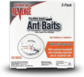 REVENGE Liquid Ant Bait Stations - Pack of 3, Ready-to-Use Indoor & Outdoor Trap, Kills Ants & Roaches
