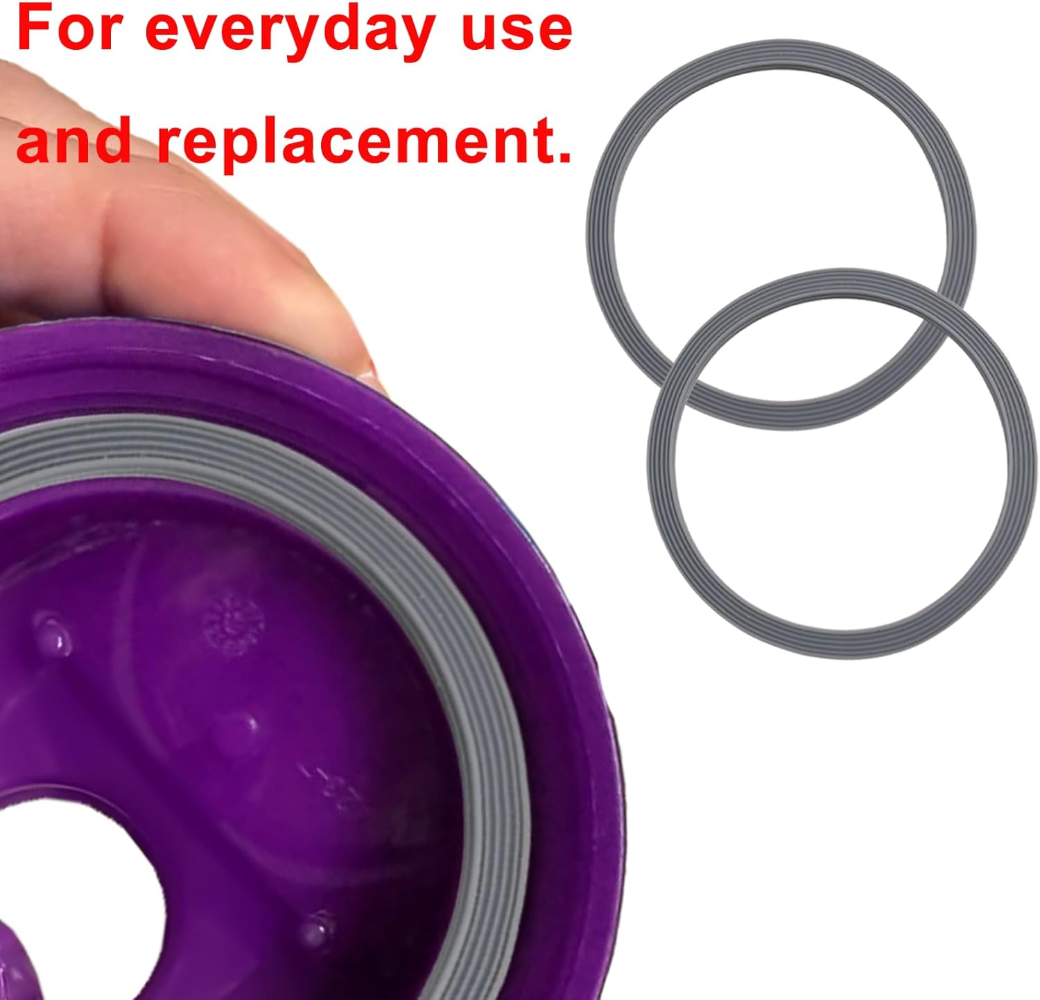 Owala FreeSip | 6-Pack Replacement Silicone Water Bottle Gaskets - Durable Lid Seal Accessories