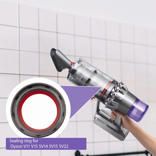 Gloate Dust Bin Top Fixed Sealing Ring Replacement for Dyson V11 V15 SV14 SV15 SV22 Vacuum Cleaner, Dirt Cup Bucket Tank Can Sealer Parts Accessories