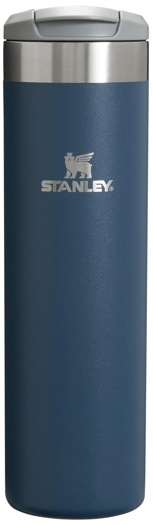 Stanley AeroLight Transit Bottle 20 oz | Locking Drink Through Lid | Leak Resistant Water Bottle or Coffee Travel Mug | Lightweight Insulated Stainless Steel | BPA-Free | Navy