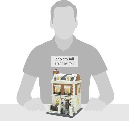 Department 56 Dickens Village Mary Poppins 17 Cherry Tree Lane Lit Building - 8 Inch, Multicolor