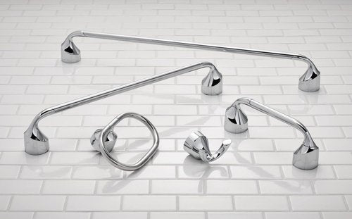 Moen MY3724CH Idora 24-inch Single Towel Bar, Chrome