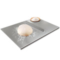 MEILANHUI Large Stainless Steel Cutting Board, 33.5"x19.7" Kitchen Board with lip for Meat Prep, Vegetables, Baking Non-Slip & Easy-to-Clean over the Sink Cutting Board for Kitchen