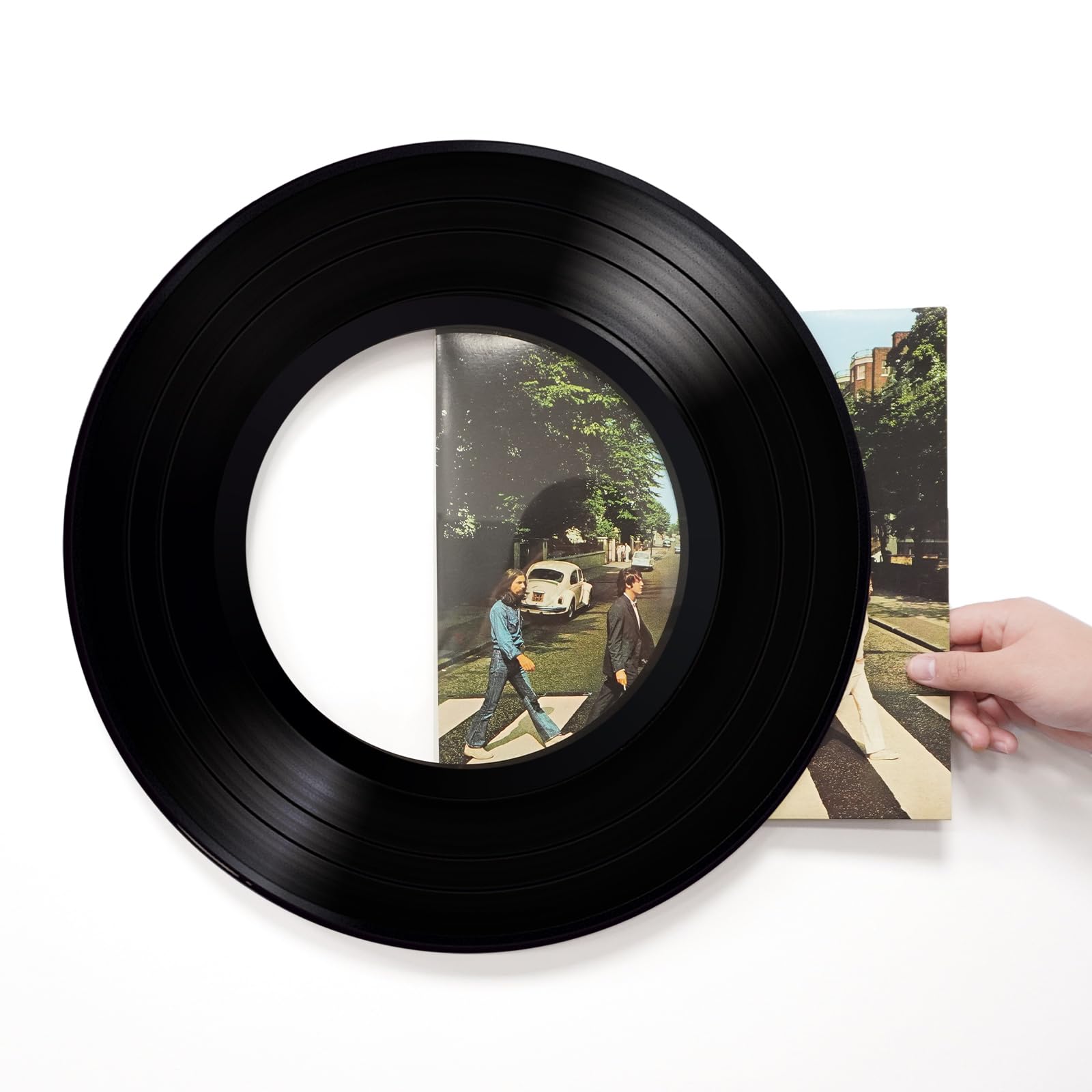 Cociat Acrylic Vinyl Record Display Frame Rack for Wall, Album Cover Holder Shelf Wall Mounted