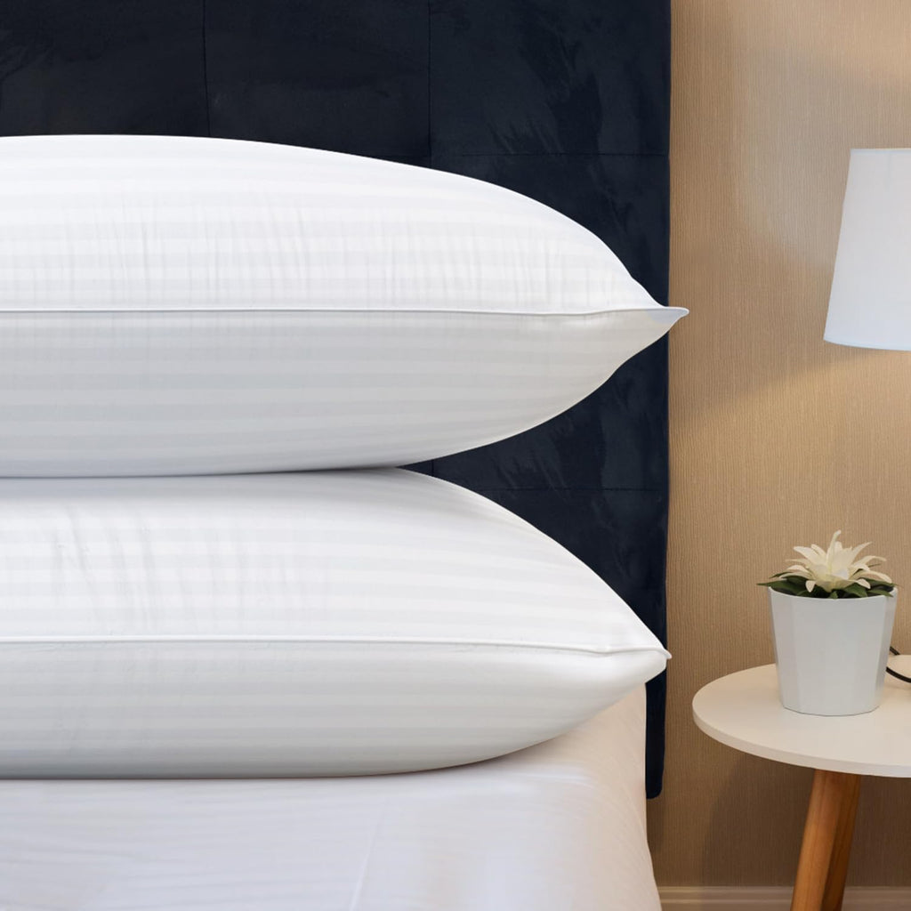 COZSINOOR Bed Pillows for Sleeping - Queen Size Hotel Quality Set of 2 | Breathable Cooling Down Alternative Microfiber for All Sleep Positions
