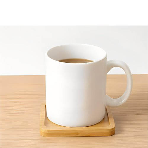 Bamboo Coasters Blank Mats for Crafts — DIY Mosaic Tile Base, Small Indoor Plant Coasters, Reusable Eco-Friendly Design (Square)