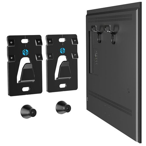 Supcline No Stud TV Wall Mount for Most 26-100 inch TVs Up to 200lbs, Drywall No Drill TV Mount, 1.18'' Low Profile Studless Wall Mount tv Bracket, Easy Install