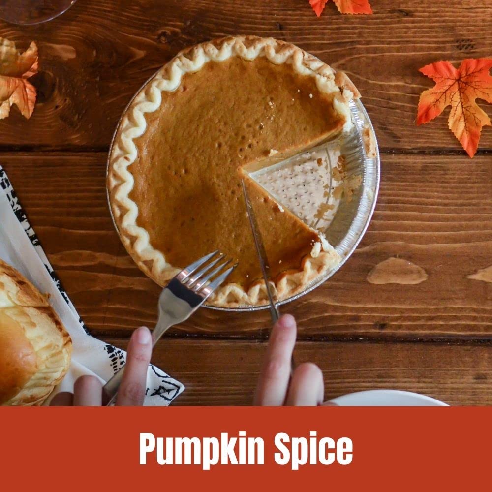 Door County Coffee Pumpkin Spice DECAF Flavored Coffee Whole Bean - 8 oz Bag - Fall Seasonal - Medium Roast - 100% Specialty Arabica - Cinnamon & Nutmeg Flavored