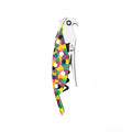 Alessi AAM32 1 Parrot - Sommelier Design Corkscrew, Cast Aluminum and PC, Molticolor