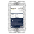 Whirlpool 10" x 2.5" Carbon Block Water Filter WHKF-WHCB, NSF Certified 5 Micron Reduces Chlorine and Sediment, 6-Month Life, CTO Replacement Cartridge Fits Home Filter Housing, Reverse Osmosis System