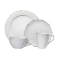 Pfaltzgraff French Lace White 16 Piece Dinnerware Set, Service for 4
