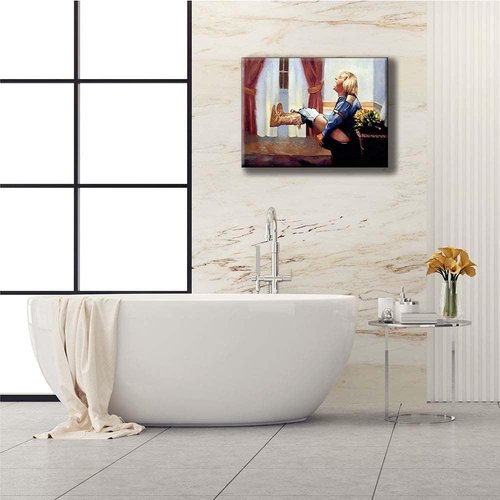 Harry on The Toilet | Dumb and Dumber Bathroom Art - Funny Movie Poster Canvas Print Decor