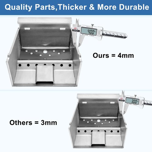 Criditpid SRV7077-003 Firepot Replacement for PelPro PP130, PP60, PP70, PP130-B, PP130B, PPC90 and Pleasant Hearth PH50CABPS, PH35PS, PH50PS Pellet Stove, Stainless Steel.