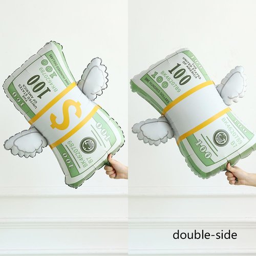 150Pcs Dollar Balloon Arch Kit, Green Metallic Gold Black Balloons with Dollar Foil Balloons for Birthday Money Theme Casino Anniversary Poker Night Party Decorations