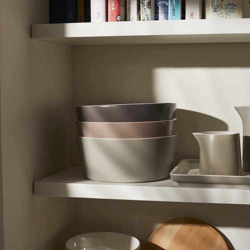 Alessi "Tonale" Salad Bowl, Light Grey
