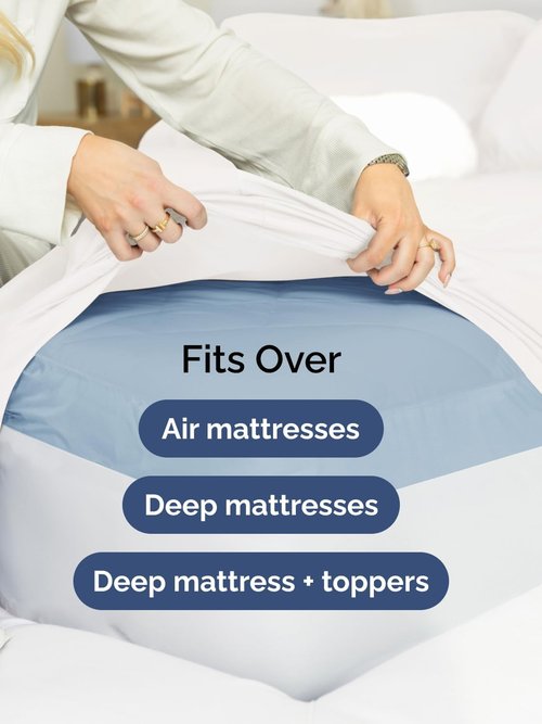 Extra Deep King Sheet Set by Comfy Hotel - 4-Piece Breathable Cooling Bedding - Fits 18-24 Inch Mattresses - Ultra Soft, Wrinkle & Fade Resistant - White