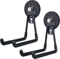 ULIBERMAGNET Magnetic Hooks - Heavy Duty Extra Large Tool Organizers for Workshop | 2 Pack (Black)