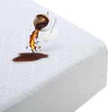 Skiennix Premium Waterproof Mattress Protector - Breathable 4D Air Cooling Queen Size Pad | Noiseless & Vinyl Free (White)