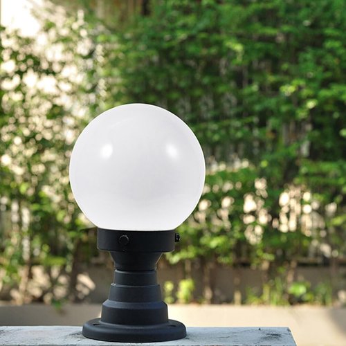 EXCEART Globe Lamp Shade Replacement 6 Inch Round Acrylic Spherical Lampshade for Outdoor Wall Lights and Home Decor