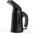 Pure Enrichment Portable Fabric Steamer - Fast-Heating Handheld Garment Steamer for All Fabrics | Lightweight & Safe (Black)