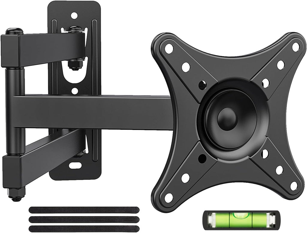 USX MOUNT Full Motion TV Wall Mount - Universal Corner Bracket for 13-32 Inch TVs | Swivel & Tilt Articulating Design, VESA 100x100mm, Supports Up to 33LBS