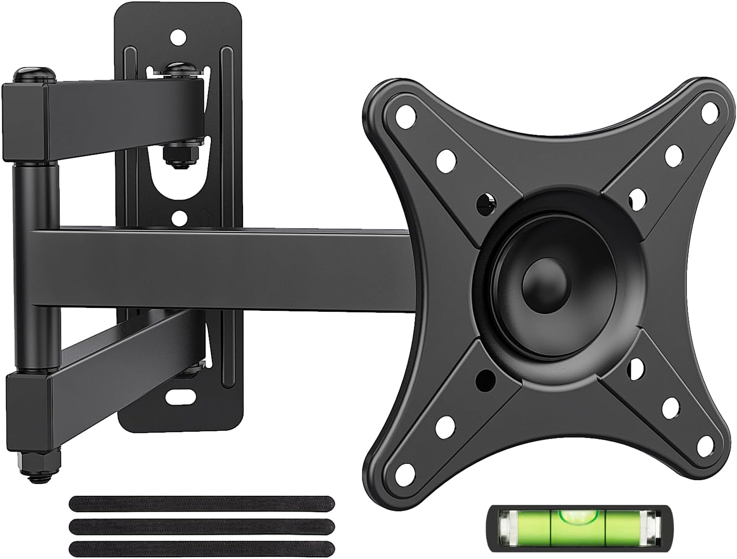 USX MOUNT Full Motion TV Wall Mount - Universal Corner Bracket for 13-32 Inch TVs | Swivel & Tilt Articulating Design, VESA 100x100mm, Supports Up to 33LBS