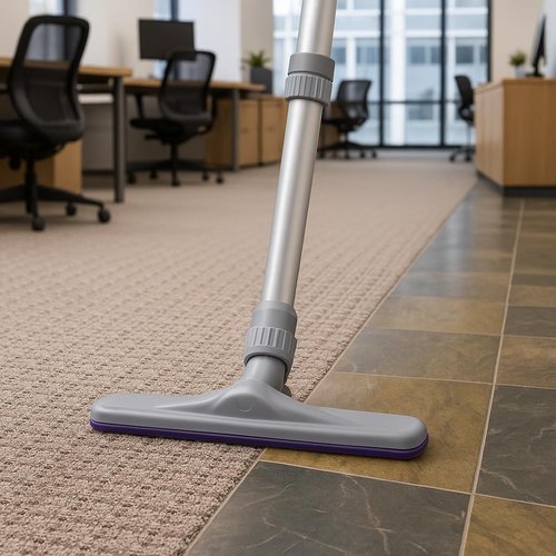 14″ EZ Glide Floor Tool with 2 Piece S Wand Replacement for ProTeam Backpack Vacuums — 1.5″ Nut-Coupling Wand Fits Multi-Surface Nylon Brush Head for Hard Floor & Low-Pile Carpet, Replaces # 101446